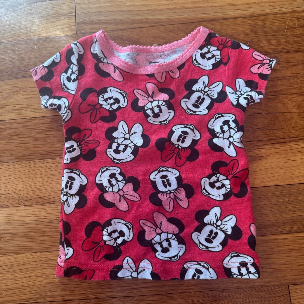Disney Minnie Mouse Red Kids T-Shirt